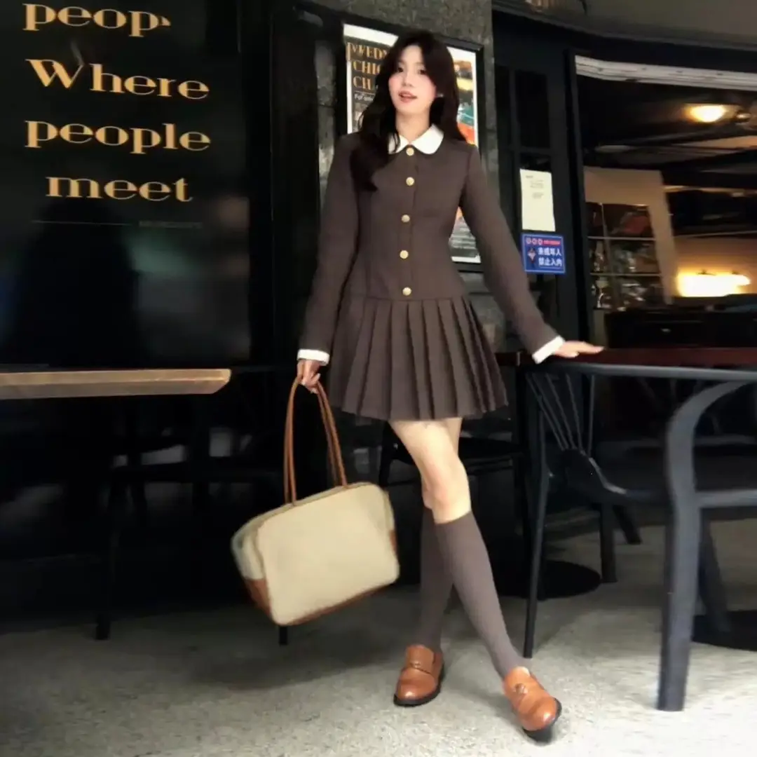 2026 New Petite Elegant Blazer Dress for Women, Early Autumn, Luxurious Look for Important Occasions, Short Dress — feature 8