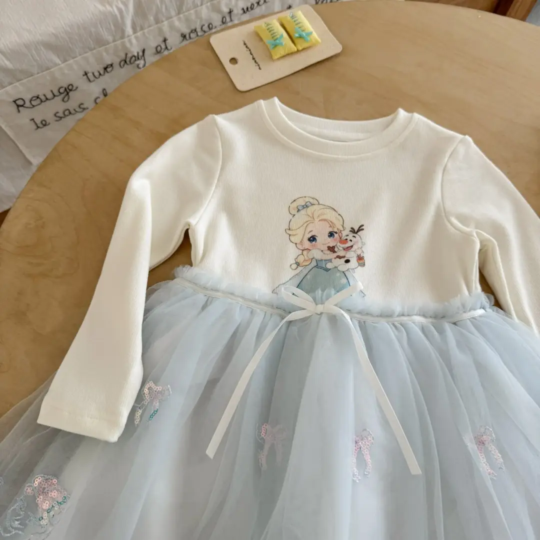 Ningli Girls' Elsa Princess Dress, New Autumn Collection, Spring/Autumn Dress for Babies and Little Girls, Autumn Elsa Dress — feature 10