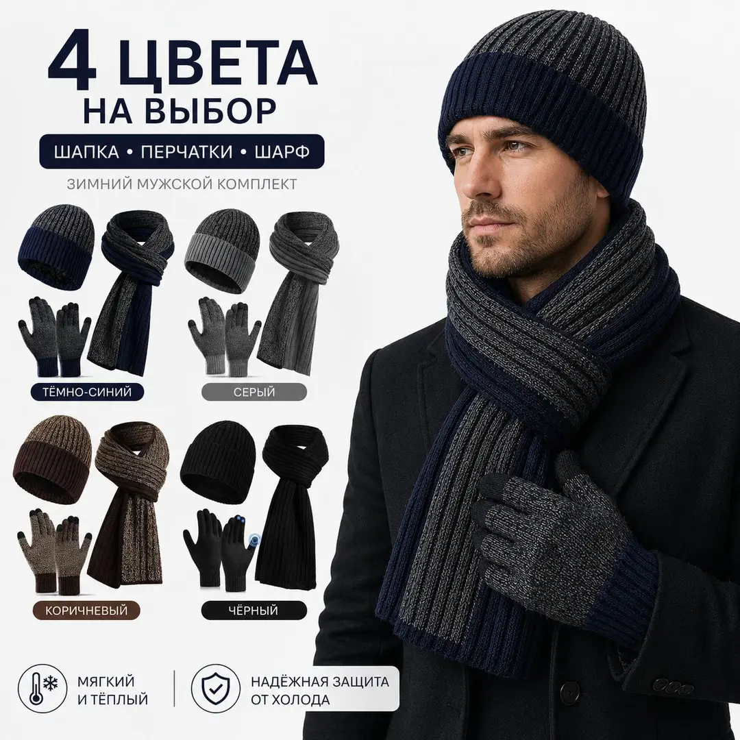 Amazon cross-border alpaca wool hat, scarf, and gloves set, touchscreen compatible, cold-resistant, windproof, and warm, available for wholesale and in stock