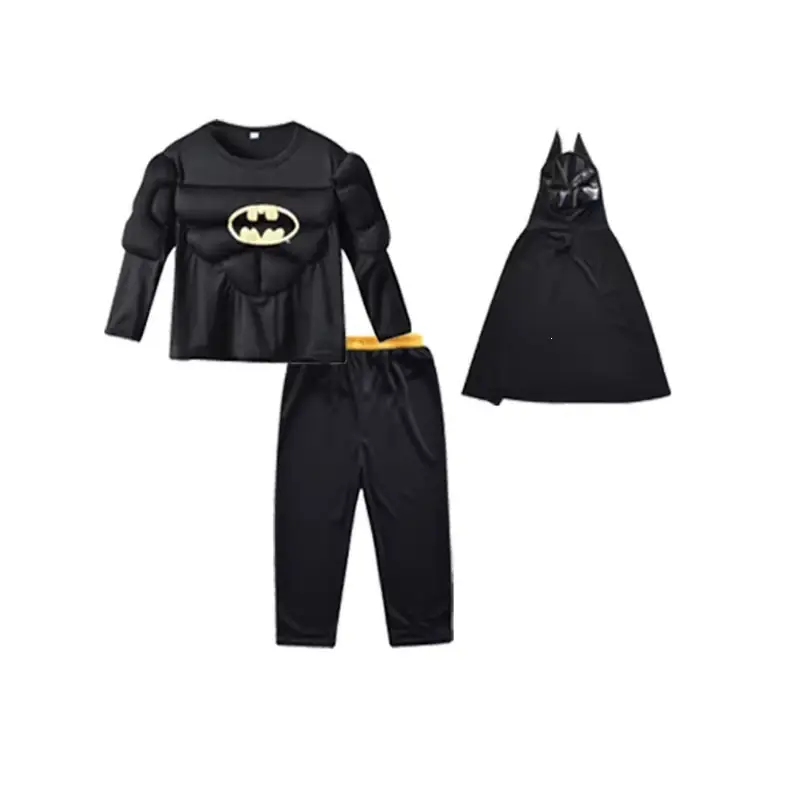 Halloween children's muscle costumes: Captain America, Hulk, Superman, Spider-Man outfits, cosplay costumes for performances — feature 7