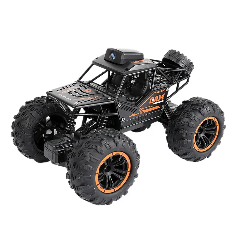 Cross-border best-selling RC remote control car with camera, alloy high-speed off-road climbing car, WiFi video recording, children's toy car