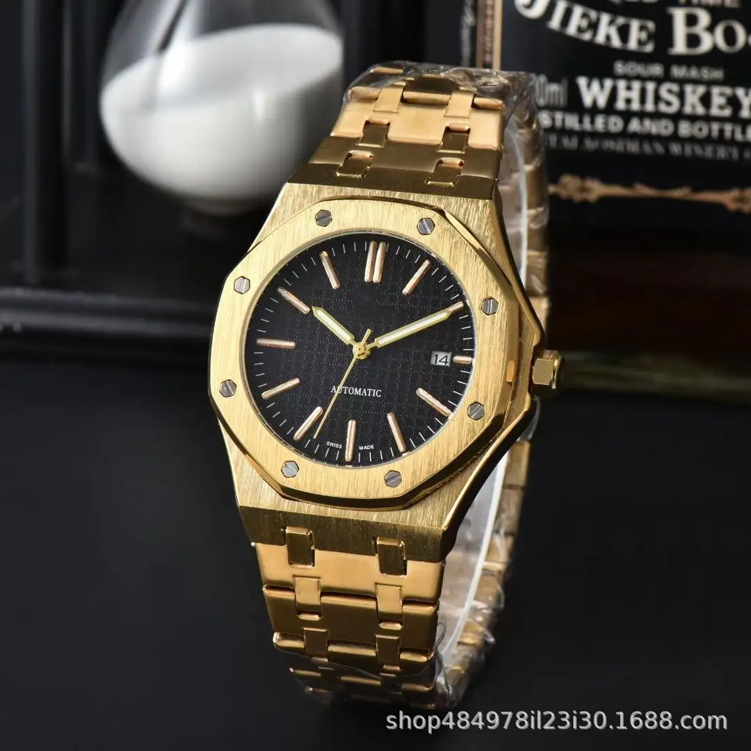 2026 Exquisite Cross-Border Oak Series Dial Luminous Frosted Quartz Watch