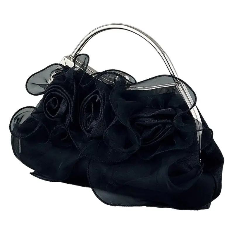 New Style Fresh Rose Crossbody Bag Maroon