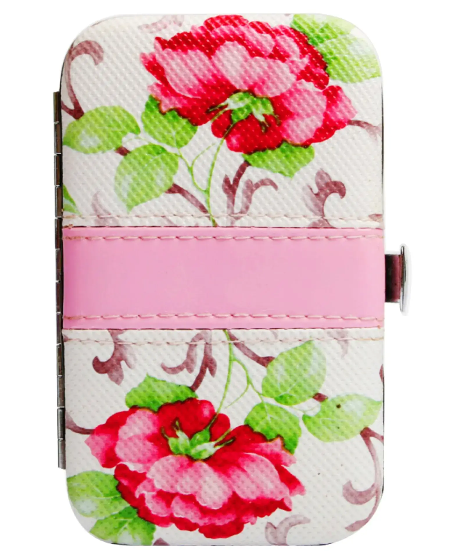 Women's Floral Nail Clipper Set Pink Purple Green - Image 4