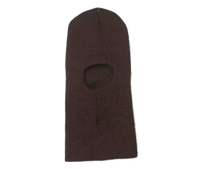 Men's Black Wool Ski Cap with Single Hole — feature 23