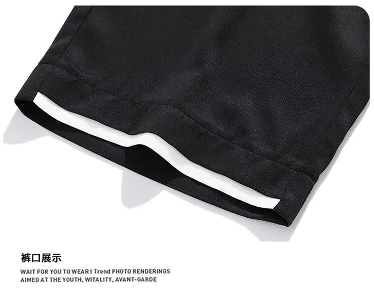 Nasa Summer Men's Ice Silk Cropped Shorts Plus Size — feature 20