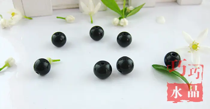 Crystal Scattered Beads Red Black Transparent Curtain Accessories — feature 10
