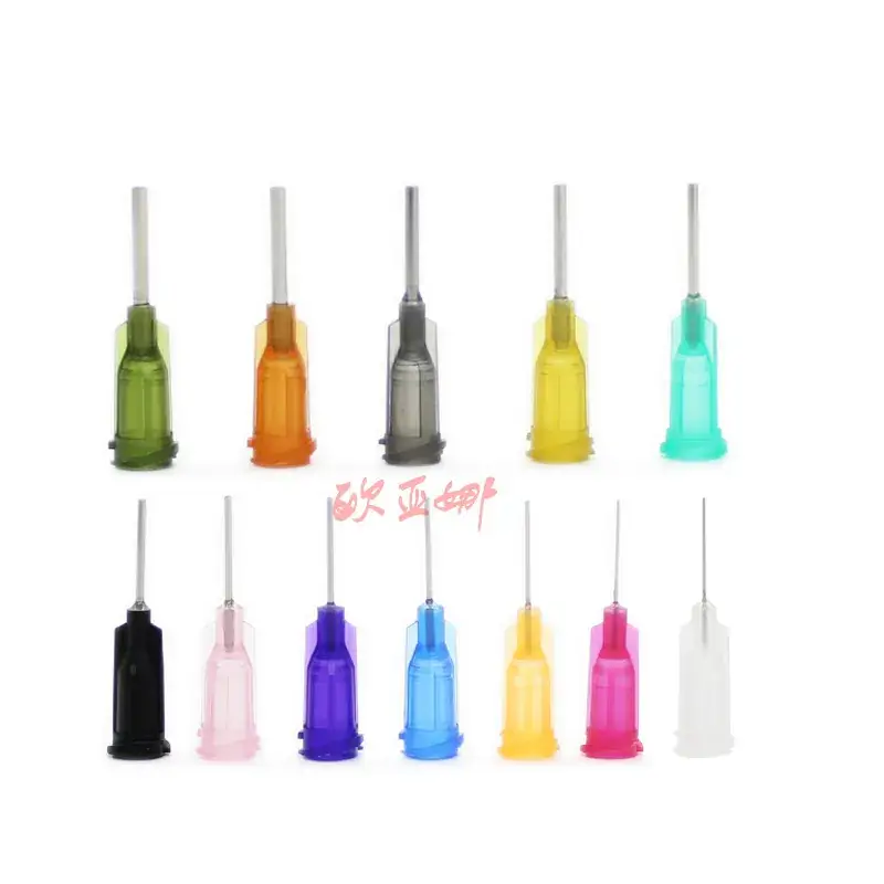 Green 34G Screw Needle Nozzle for Fine Needle Dispensing - Image 4