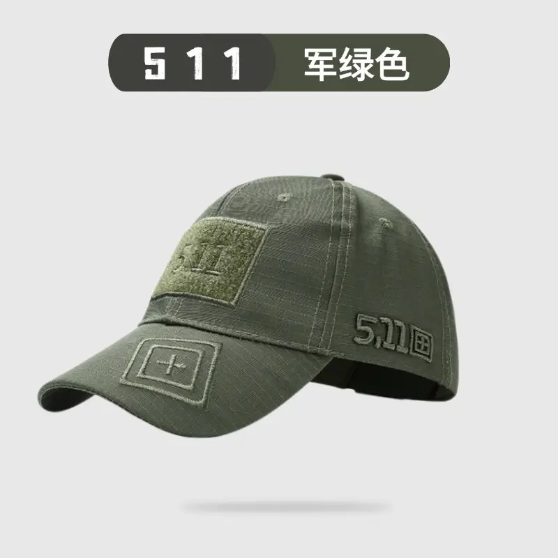 511 Camo Baseball Cap Black Velcro - Image 16