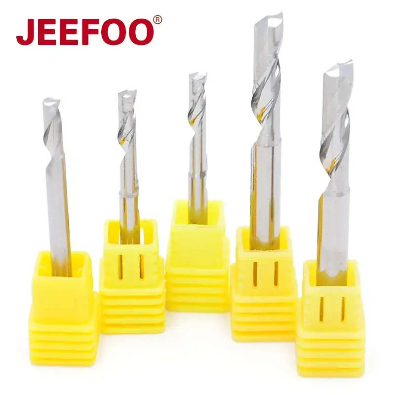 Aluminum Single Edge Spiral Knife with Large Chip Removal