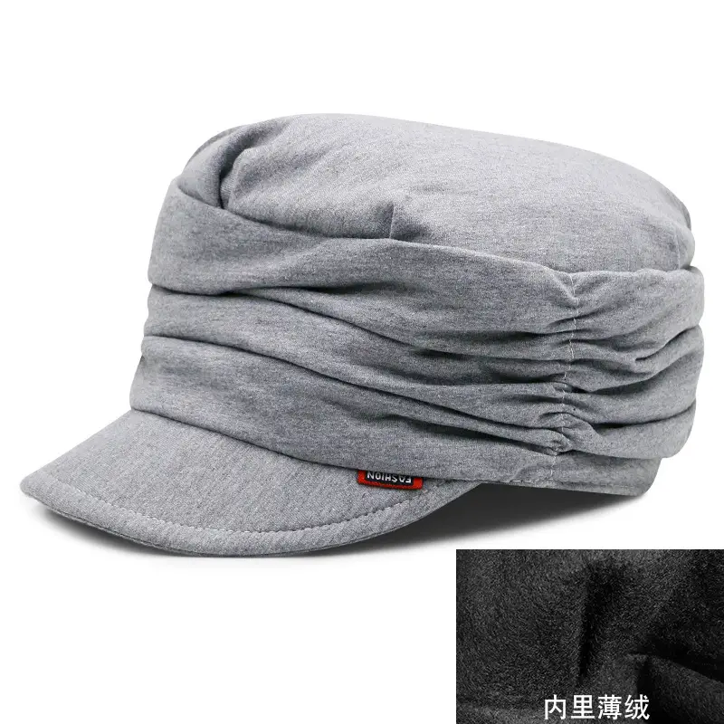 Red Stackable Flat Cap for Women Spring Autumn Casual - Image 7