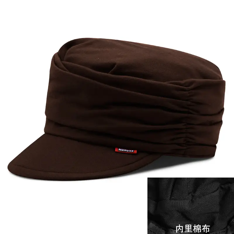 Red Stackable Flat Cap for Women Spring Autumn Casual - Image 12