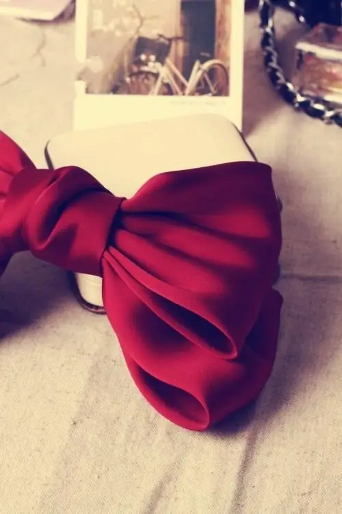 Black Satin Exaggerated Bow Hairpin Wholesale — feature 17