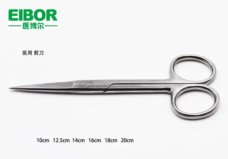 Medical Pointed Straight Tip Surgical Scissors 14cm Matte — feature 31