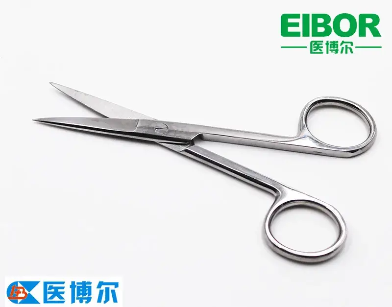 Medical Pointed Straight Tip Surgical Scissors 14cm Matte — feature 34