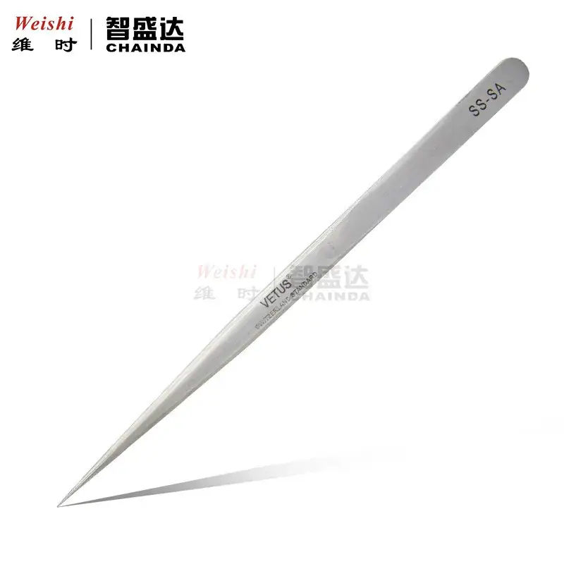 Stainless Steel Anti-Magnetic Tweezers Repair Tool - Image 4