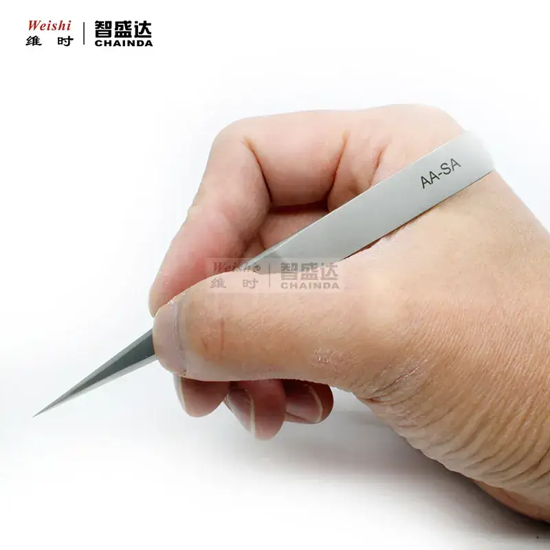 Stainless Steel Anti-Magnetic Tweezers Repair Tool - Image 8