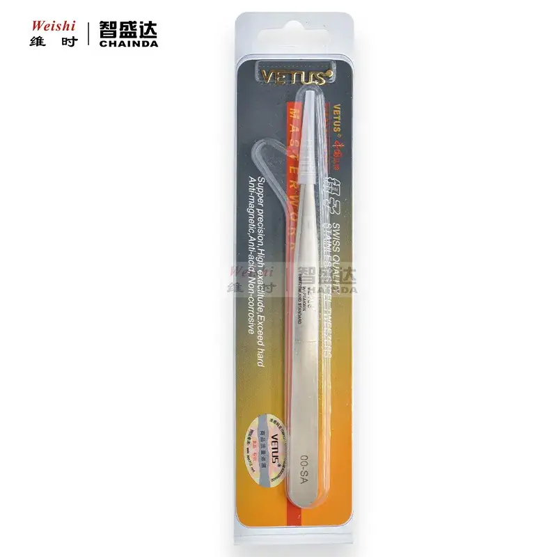 Stainless Steel Anti-Magnetic Tweezers Repair Tool