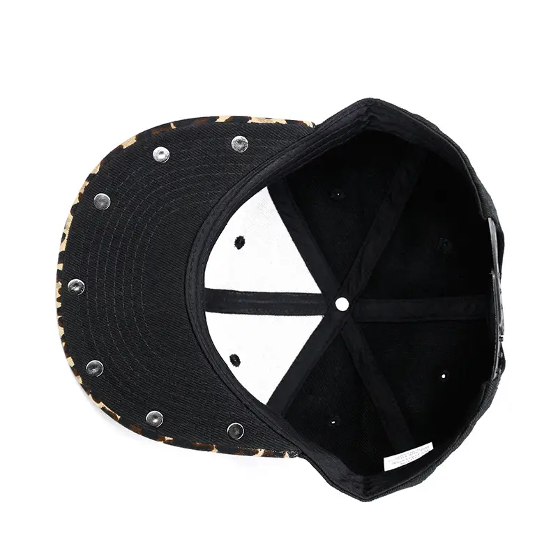 Leopard Print Zipper Cap for Men Women Summer Wear - Image 6