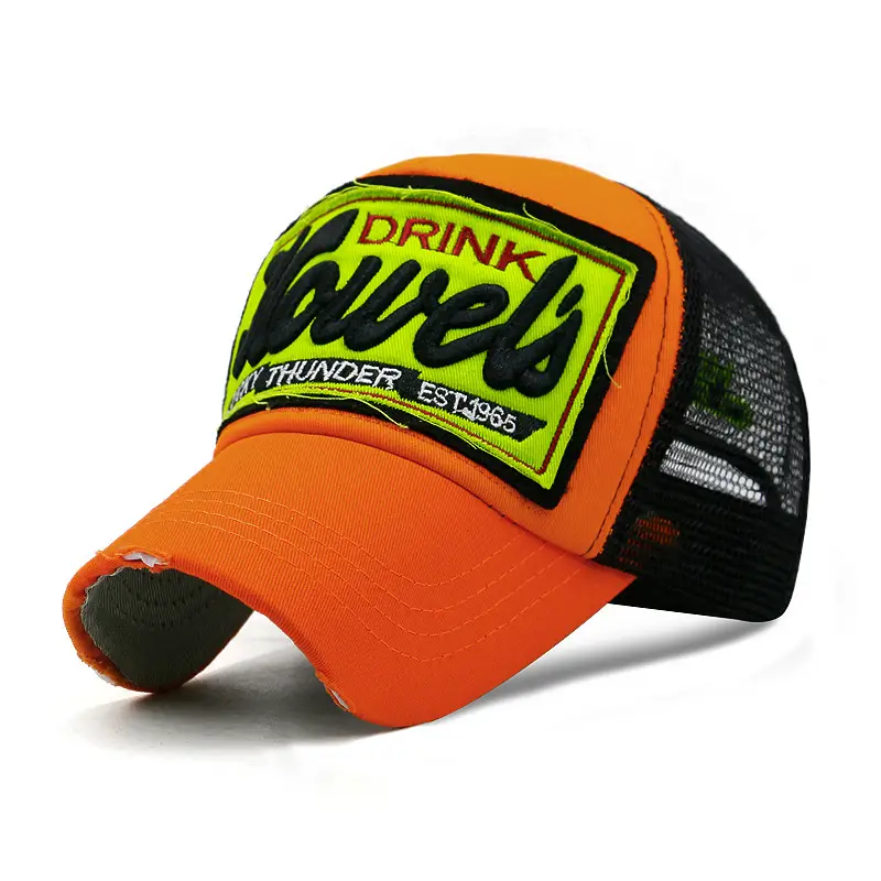 orange black net