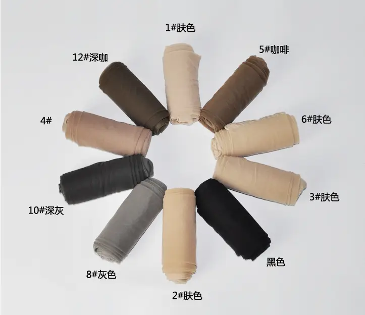 Tianzi 12D Ultra-thin Meat Penetration @ Breathable Non-slip Wear-resistant Anti-hook Silk Plus Pantyhose 8201 - Image 2
