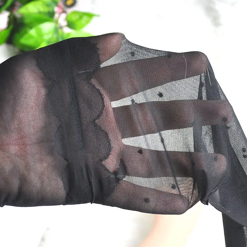 Tianzi 12D T crotch slim fake thigh polka dot socks pantyhose jacquard socks 8531 - Image 4