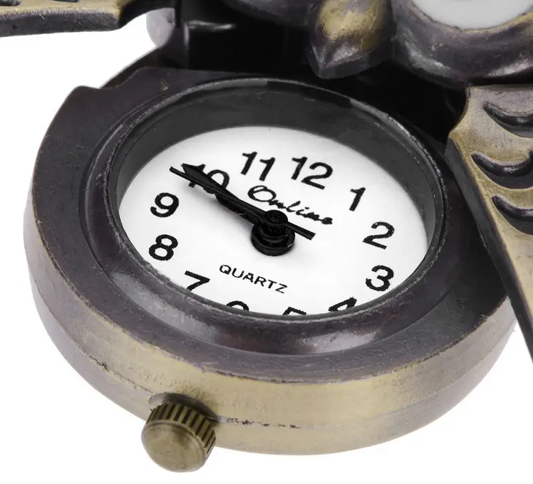 Retro Owl Quartz Pocket Watch Chain Watch — feature 10
