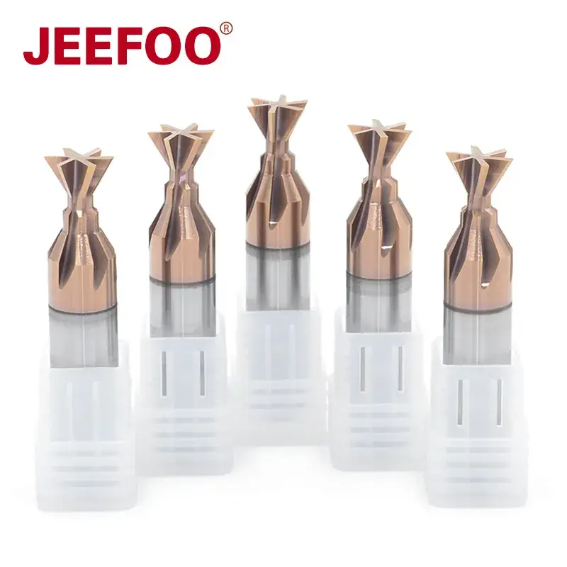 Jiefeng 55° Dovetail Milling Cutter Set for Aluminum Steel