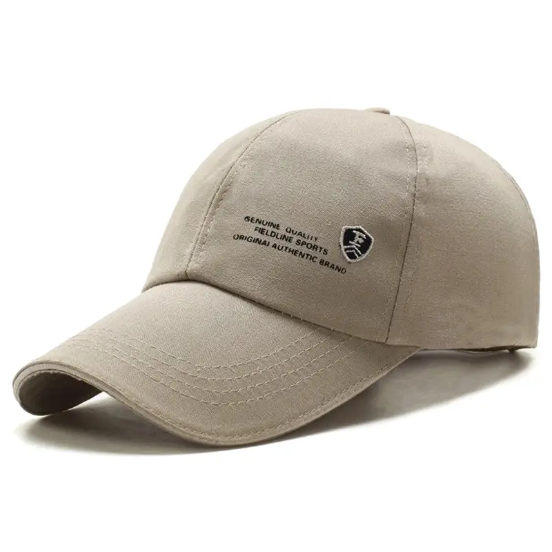 Men's Black Mesh Sun Hat with Extended Brim