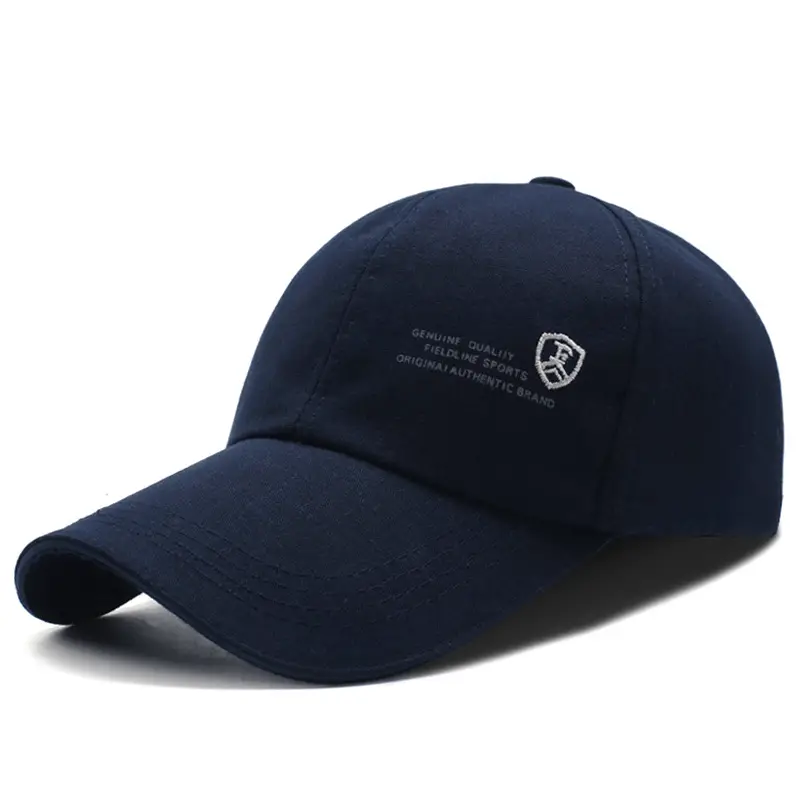 Men's Black Mesh Sun Hat with Extended Brim