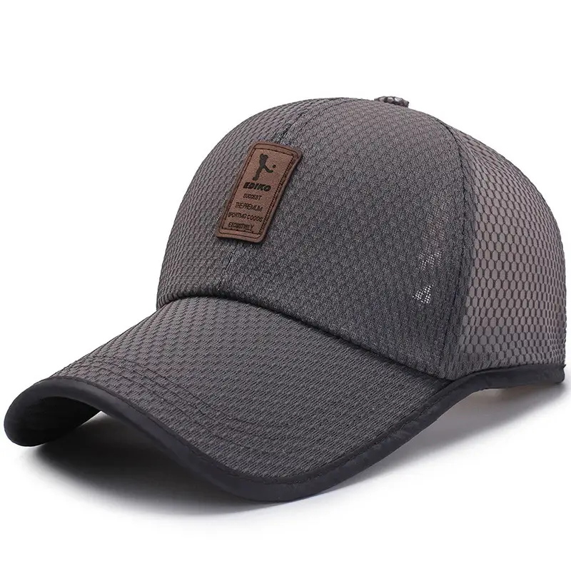 Hat Korean Style Extended Brim Baseball Cap Trendy Summer Men and Women Sunshade Fishing Hat Outdoor Sports Peaked Cap - Image 12