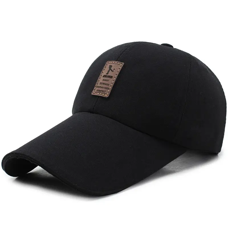 Hat Korean Style Extended Brim Baseball Cap Trendy Summer Men and Women Sunshade Fishing Hat Outdoor Sports Peaked Cap - Image 2