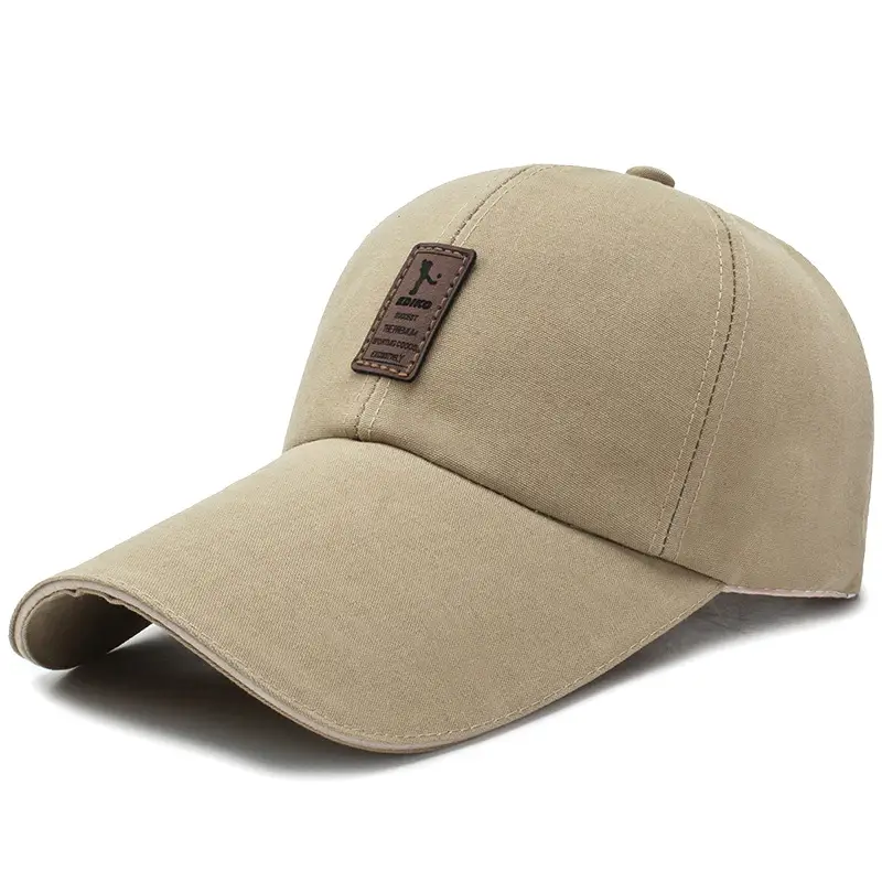 Hat Korean Style Extended Brim Baseball Cap Trendy Summer Men and Women Sunshade Fishing Hat Outdoor Sports Peaked Cap - Image 4