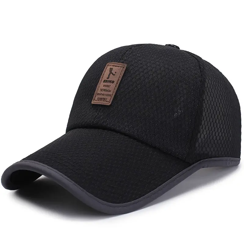 Hat Korean Style Extended Brim Baseball Cap Trendy Summer Men and Women Sunshade Fishing Hat Outdoor Sports Peaked Cap - Image 9