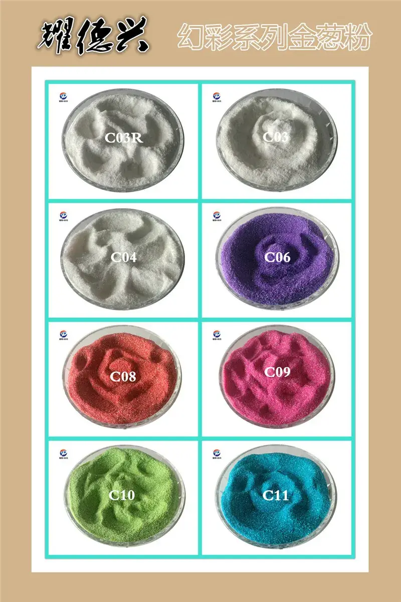 Sky Blue Glitter Laser Craft Decor Candle — feature 19