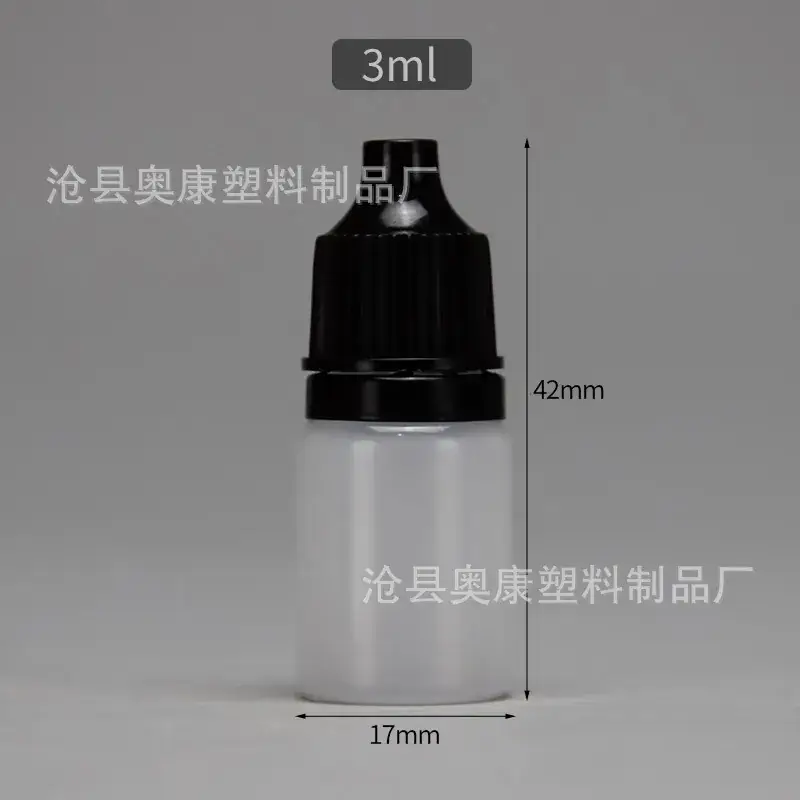 2ml Eye Drops Bottle 3ml Green Squeeze Tip Refill - Image 2