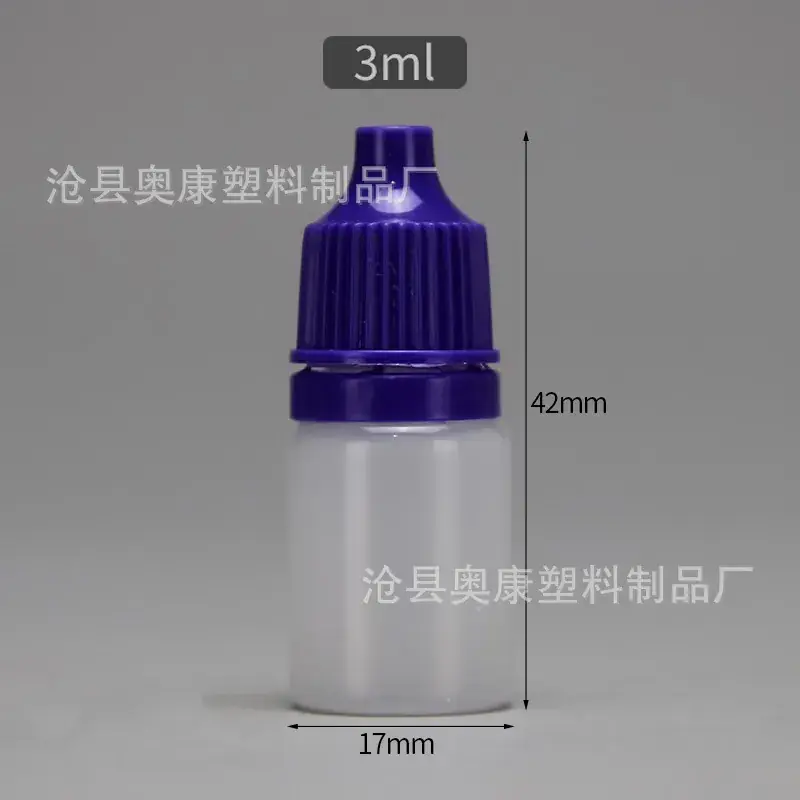 2ml Eye Drops Bottle 3ml Green Squeeze Tip Refill - Image 9