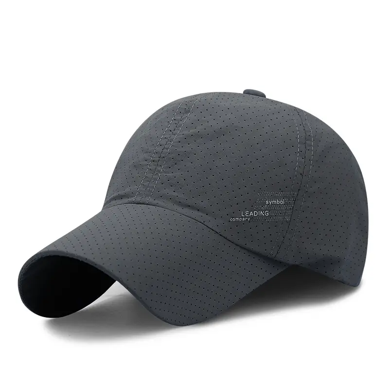 Quick-Drying Baseball Hat Men's Summer Outdoor Sports Sun Protection Breathable Hole Sun Hat Korean Style Casual Sunshade Peaked Cap - Image 12