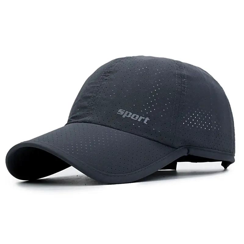 Quick-Drying Baseball Hat Men's Summer Outdoor Sports Sun Protection Breathable Hole Sun Hat Korean Style Casual Sunshade Peaked Cap - Image 19