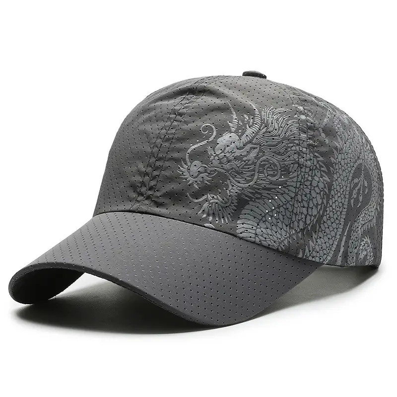 Quick-Drying Baseball Hat Men's Summer Outdoor Sports Sun Protection Breathable Hole Sun Hat Korean Style Casual Sunshade Peaked Cap - Image 27