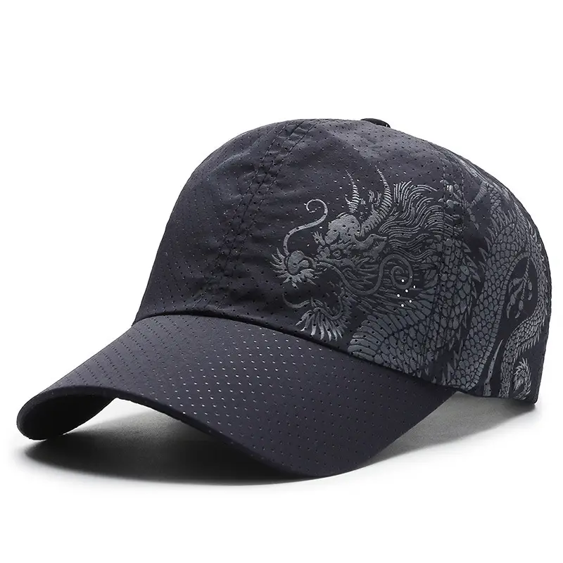 Quick-Drying Baseball Hat Men's Summer Outdoor Sports Sun Protection Breathable Hole Sun Hat Korean Style Casual Sunshade Peaked Cap - Image 30