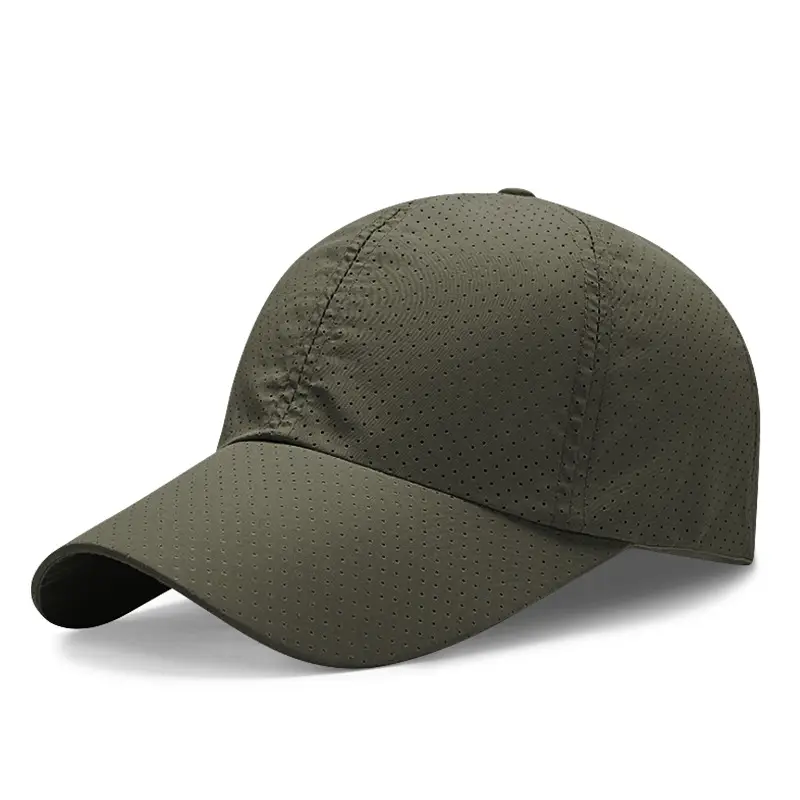 Quick-Drying Baseball Hat Men's Summer Outdoor Sports Sun Protection Breathable Hole Sun Hat Korean Style Casual Sunshade Peaked Cap - Image 4