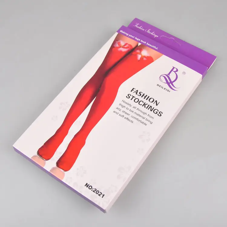 Beileisi Christmas outfit bow stockings 2021 sexy stockings thigh socks New Year socks Red - Image 5
