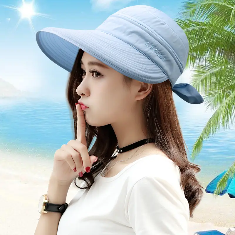 Purple Wide Brim Sun Hat for Women - Image 14