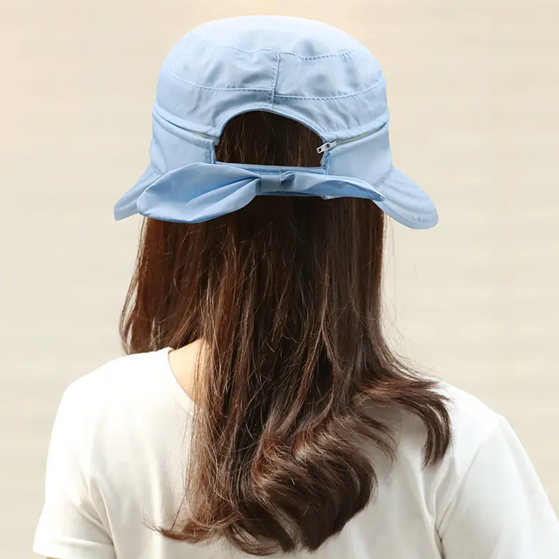 Purple Wide Brim Sun Hat for Women - Image 16