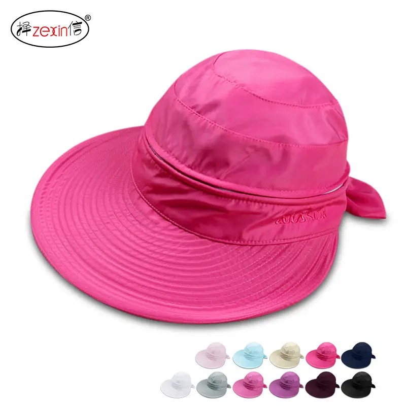 Purple Wide Brim Sun Hat for Women - Image 17