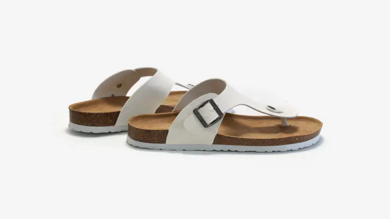 Men Cork Slippers Black Casual Summer Sandals — feature 16