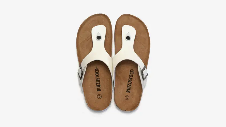 Men Cork Slippers Black Casual Summer Sandals — feature 17