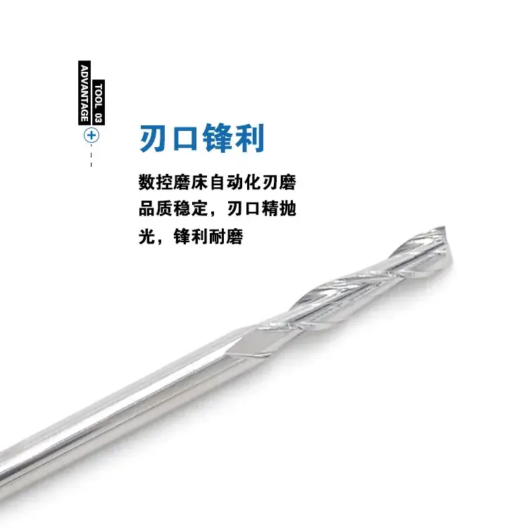 Jiefeng 3.175mm Double Edge Screw Milling Cutters