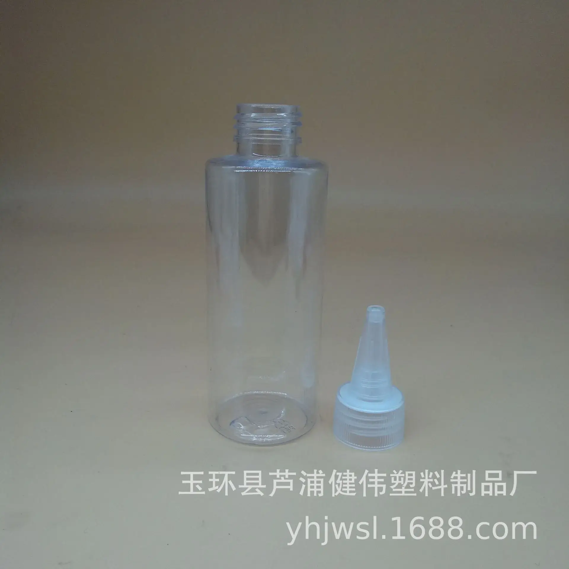120ML Transparent Hair Bottle with Pointed Cap - Image 5